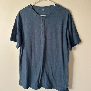 Men’s Button Crew Tee